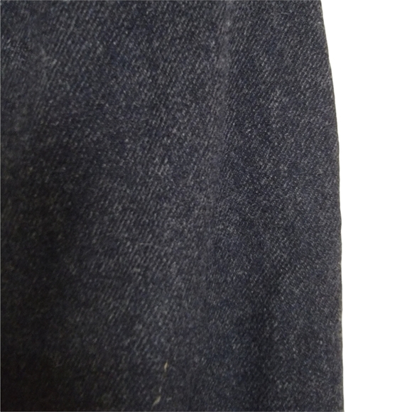 Theory Dark Gray Wool Blend Straight Leg Trouser Career Pants Size 2 - Picture 5 of 6
